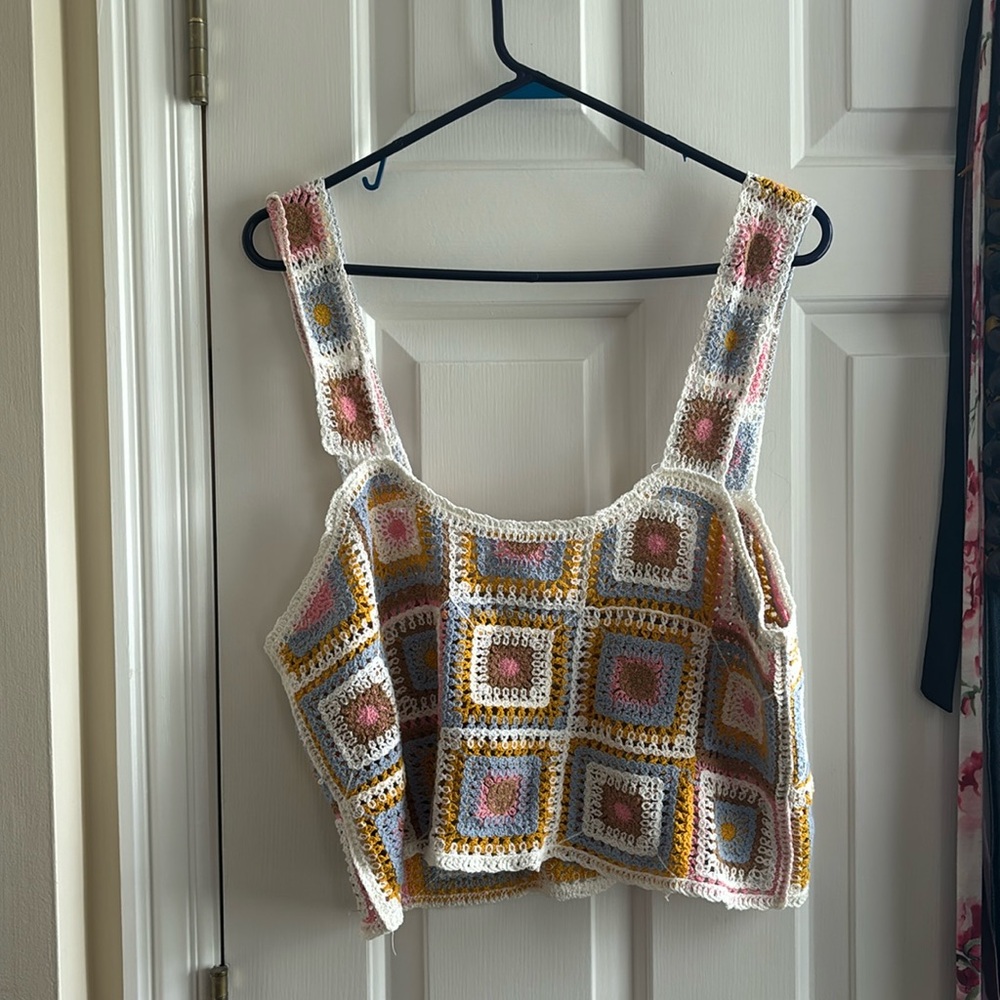Multicolor Knitted Tank Top